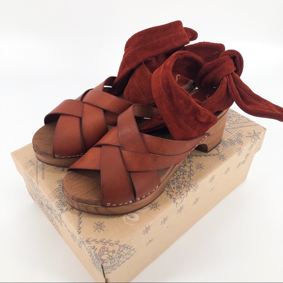 FREE PEOPLE Free People Emmy Wrap Clogs - Picture 7 of 8